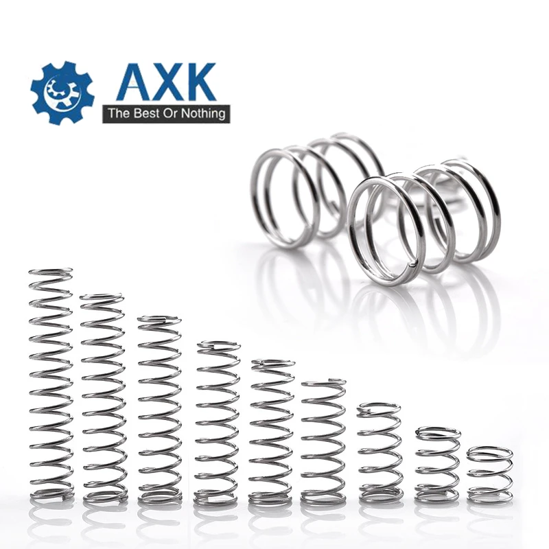 10 шт./лот 2 0*30*15-50 маленькая Пружина сжатия катушки пружины из нержавеющей стали