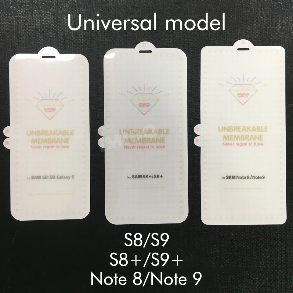 Full Protective Screen Hydrogel Film On The For Samsung Galaxy S8 S9 S10 Plus Note 8 9 Cover Protector Film Not Glass 