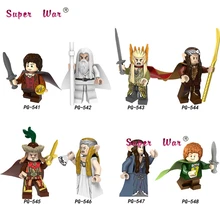 50 шт. Властелин колец Фродо Гэндальф трэндуил Галадриэль Элронд Галадриэль веселый Арвен строительные блоки детские игрушки