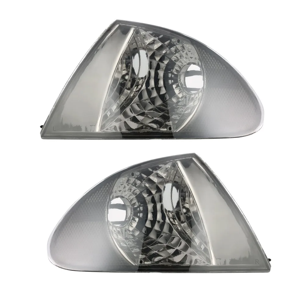 

2PCS Clean Lens Parking Turn Signal Indicator Corner Lights for BMW 325i 325xi 330i 330xi 323i 328i E46 3 Series 1999-2001 Sedan