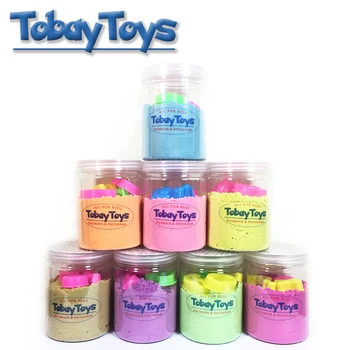 

500g/pcs New Colorful Kine Sand Toy With Tools Dynamic Children Educational Magic Playdough Beach Space Sand Toys For Kids