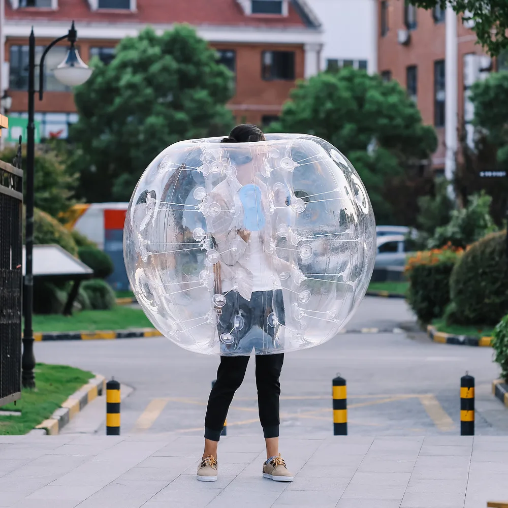 1.5M 5ft Diameter Bubble Soccer Ball Inflatable Bumper Ball Blow Up Toy