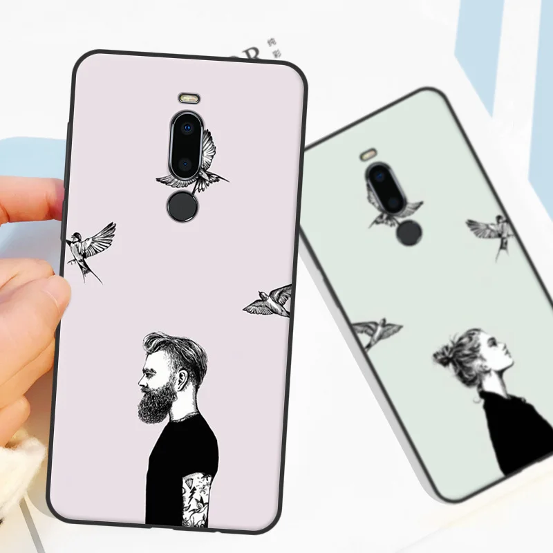For Meizu V8 Pro/M813Q case PureColor Couples Style painted Soft TPU shell Cellphone back cover |
