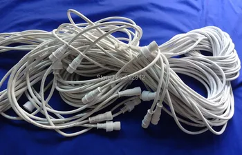 

3 core 1.5m long waterproof extention cable male and female;black color: the male connect's diameter:15mm