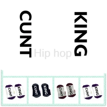 Носки; Новинка; носки с надписью «Curse»; хлопковые эластичные удобные носки унисекс