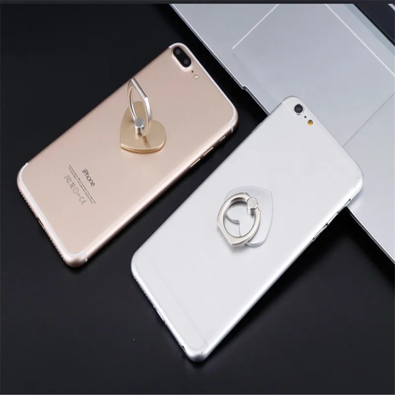 10pcs/lot 360 Heart Phone Holder Degree Holder For Phone Ring Handset Bracket For Desktop Tablet For Samsung Huawei Xiaomi LG