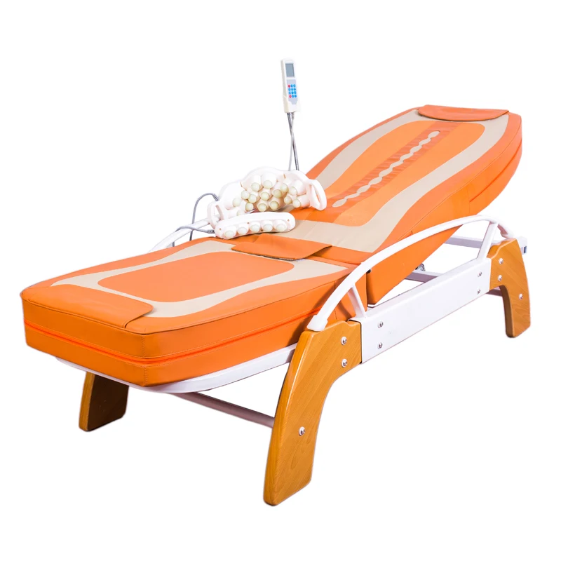 Фабрика BYRIVER прямая продажа 5 шт. Нефритовая фотомассажная кровать|roller massage|table