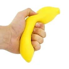 Забавный гаджет Забавный мягкий медленно поднимающийся банан развлечения антистресс снятие стресса игрушки приколы розыгрыши сжать