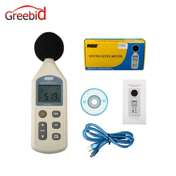 

WS1361 Digital Sound Level Meter Pressure tester 30-130dB Decibel USB Noise Measurement