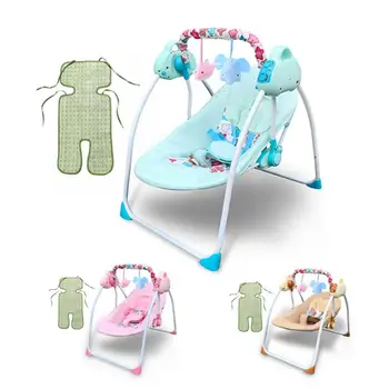 

Electric Baby Bouncer Swing Cradle With Music Bluetooth Remote Control Adjustment Newborn Rocking Swing Chair Sleeping Crib