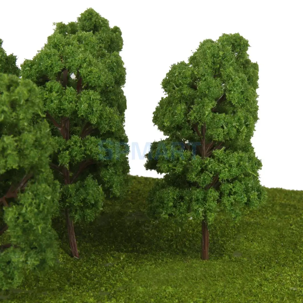 20 Trees Model Train Railroad Wargame Diorama Scenery Landscape HO N Scale
