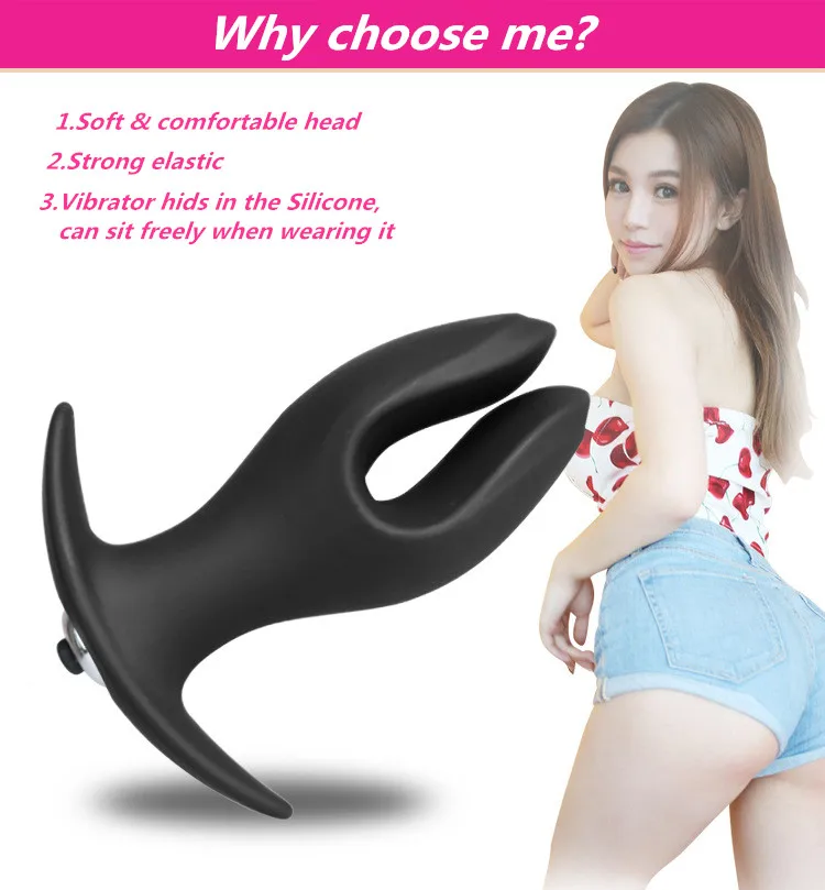 Soft Silicone V Port Anal Plug BDSM Erotic Toys,Opening Butt Anal Speculum Prostate Vibrator Sex Toys for Men Woman Gay ST488 1 Soft Silicone V Port Anal Plug BDSM Erotic Toys,Opening Butt Anal Speculum Prostate Vibrator Sex Toys for Men Woman Gay ST488 1