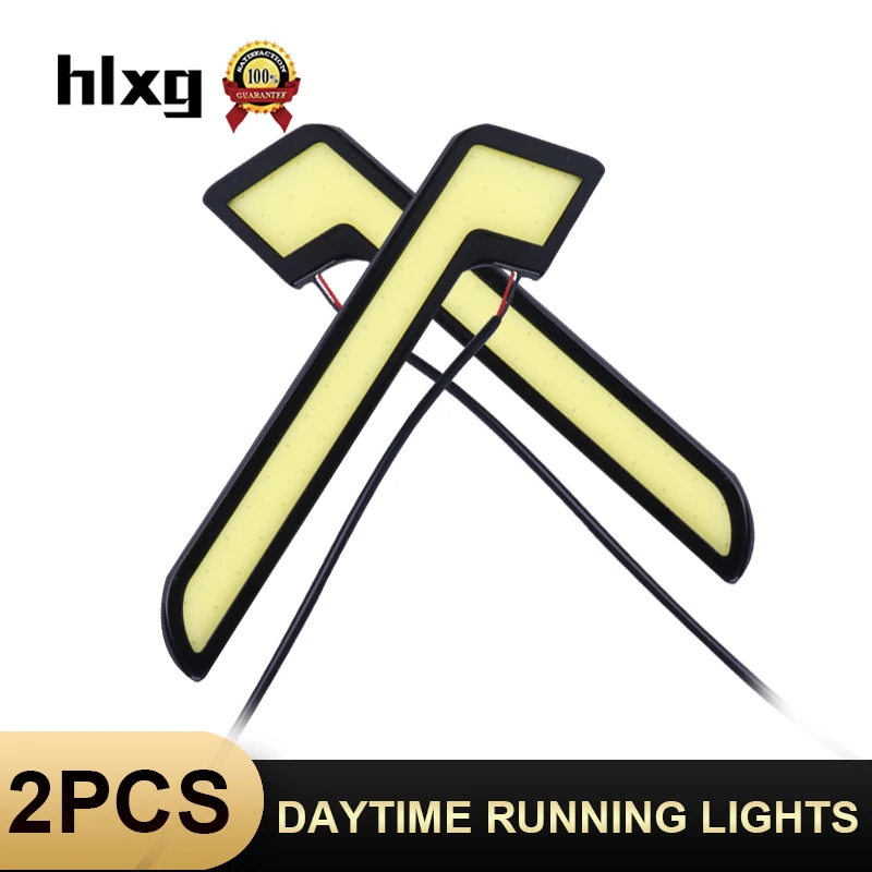 HLXG Автомобиль Стайлинг 2 шт. Plug and Play дневные ходовые огни белый 6000 К DC Авто