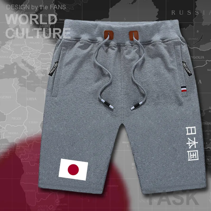 Японские мужские пляжные шорты Nippon новые спортивные с флагом и карманами на