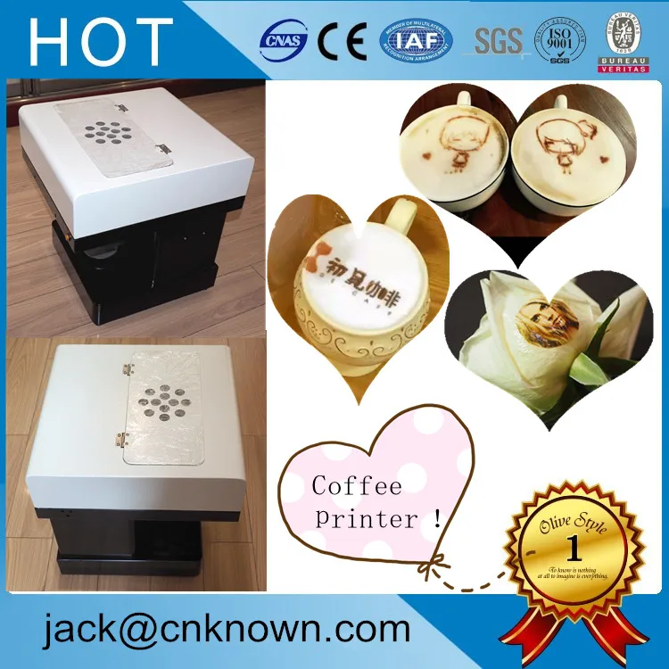 New designed Edible ink Art Coffee Drinks Printer Food