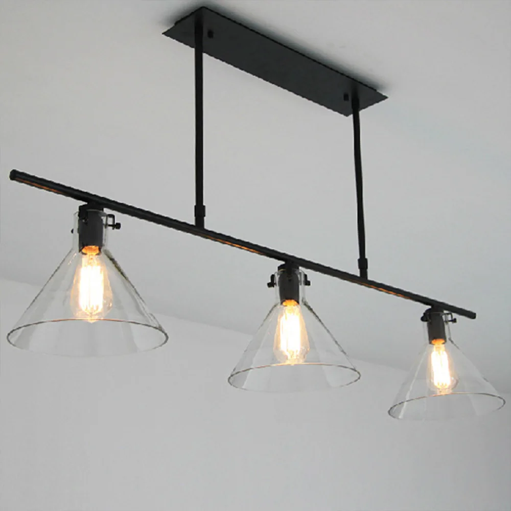 Black Iron Hand Painted Personalized Nordic Pendant Black Iron Hand Painted Personalized Nordic Pendant Lights 3 Heads Decorative Drop For Bar Cafe S Dining In From