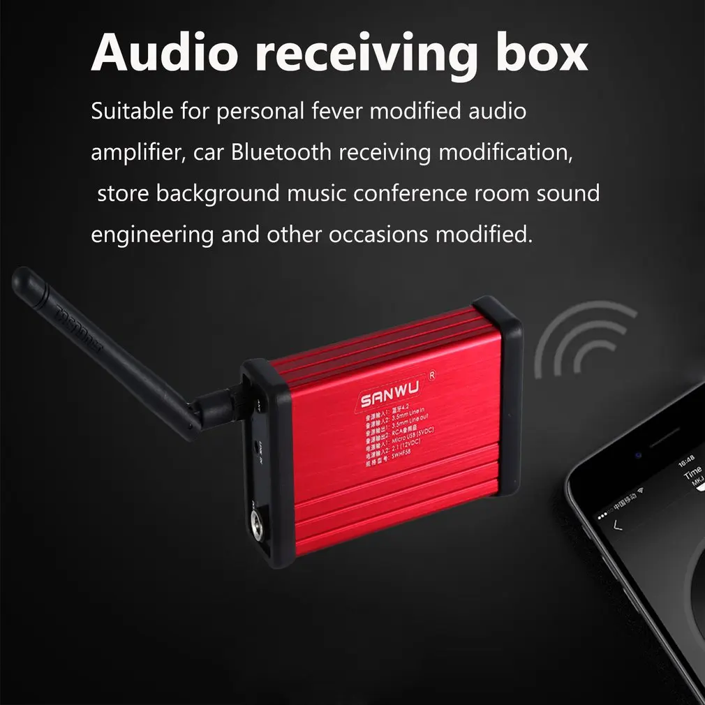 Audio Receiver Box Support Aptx Low Delay Amplifier Audio Modification Hifi Fever Edition Pre-stage Durable