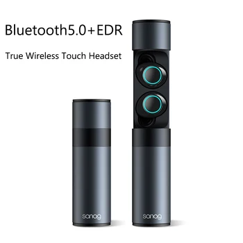 

J1 wireless headset Bluetooth5.0 touch WTS in-ear stereo sports earplug HI-FI noise reduction game charging box
