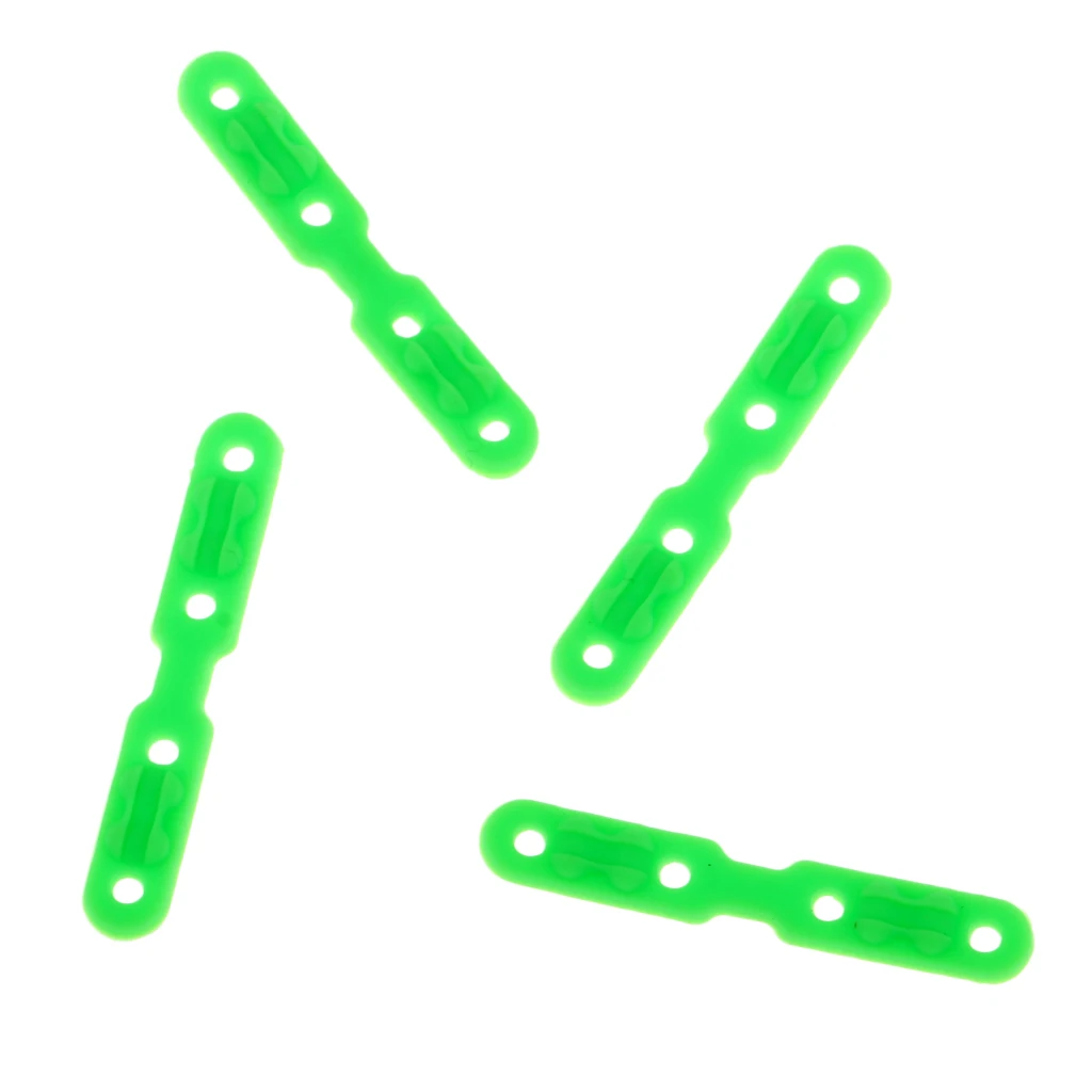 4pcs Soft Silicone Badminton Racket Grommets Eyelets Restringing Tube Accessory String Frame Guard