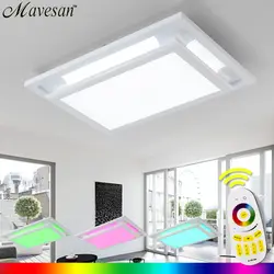 Горячая продажа потолочный светильник пульт дистанционного управления plafon светодио дный для комнаты RGB потолочный светильник для