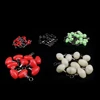 20PCS/Lot Fishing Accessories Luminous Green Block Bead Cross-Line Swivels & Bead T Shape Pulley Slide Rig Connector ► Photo 1/4