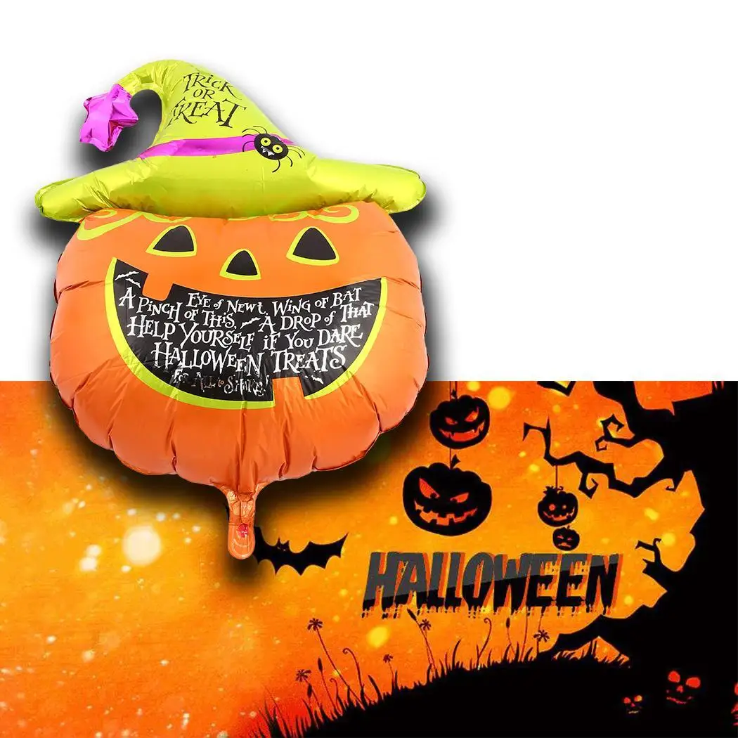 

Foil Shape Party Pumpkin Decorations Balloons Halloween Large For