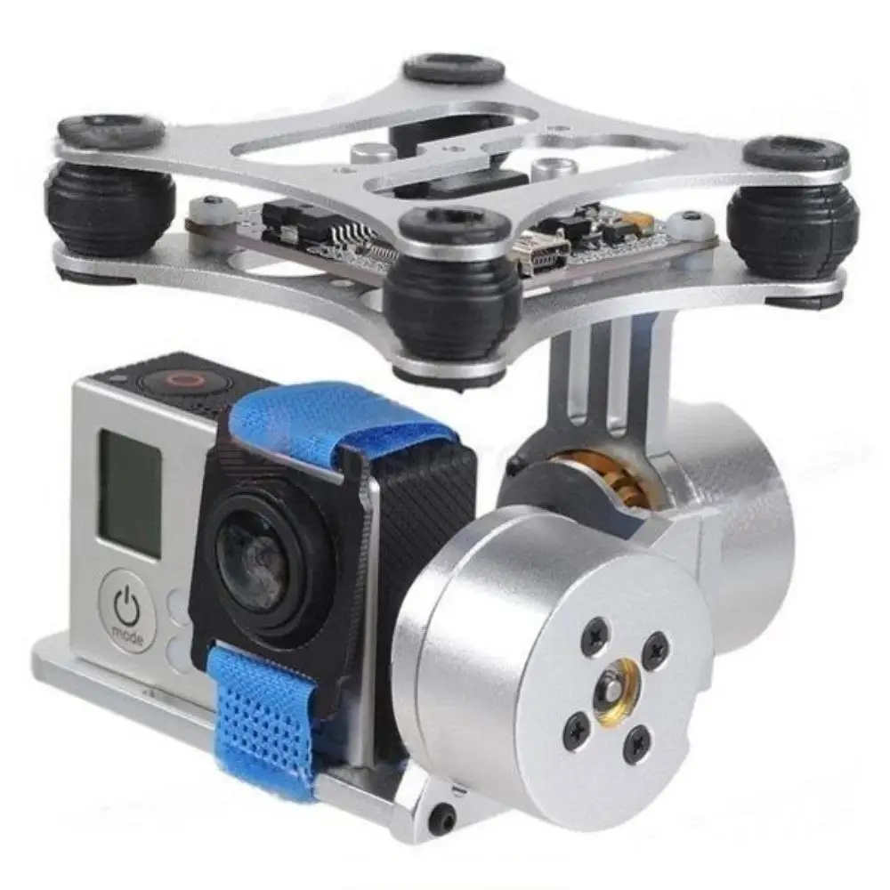 fpv-2軸cncブラシレスカメラスタビライザーgopro-sj4000用モーターコントローラーsj7000カメラjiインテラステリアqx350航空写真