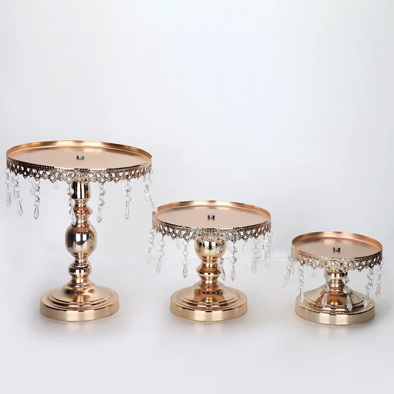 9pcs Lot Wedding Decoration Gold Or White Iron Cake Stand White Iron