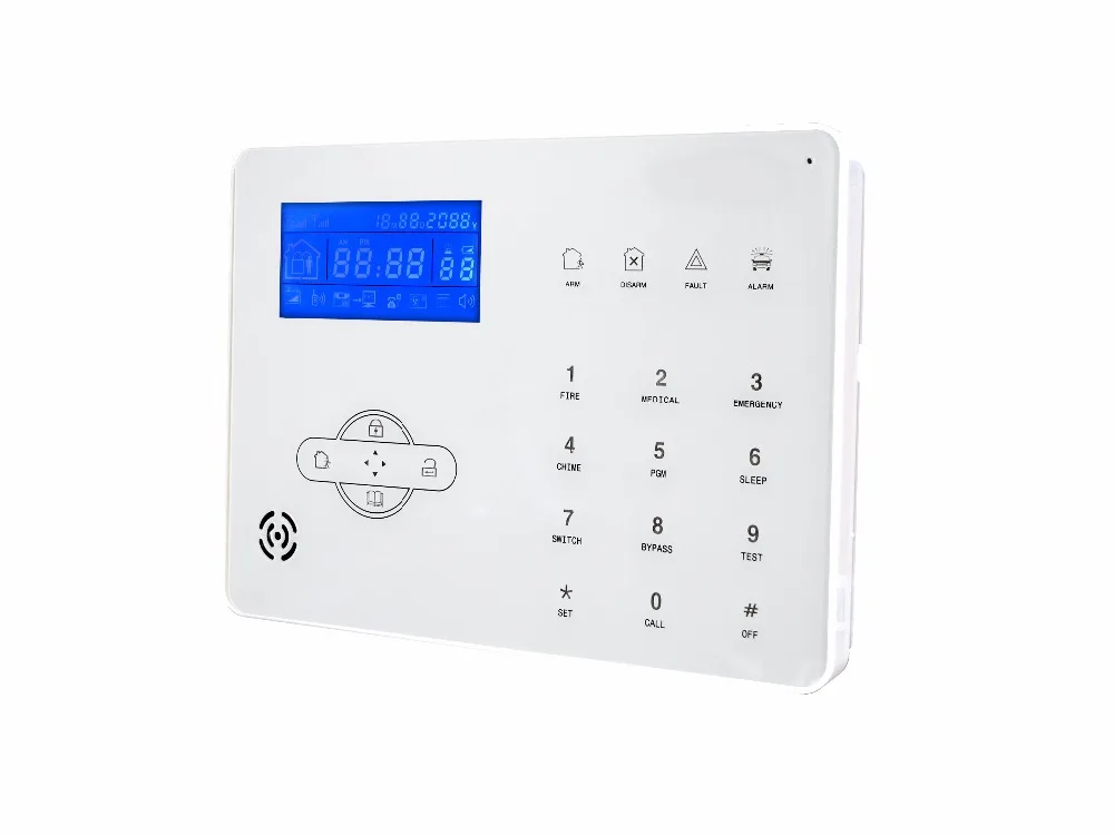 English French Voice Prompt ST-IIIB 32 Wireless Zone GSM Alarm System Smart Home guard safety GSM And PSTN Dual network Alarm