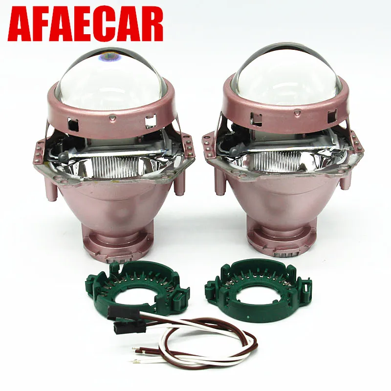 AFAECAR 3 Inch Bi xenon Projector Lens Headlight LHD RHD Using D2H D2S D1S D3S D4S