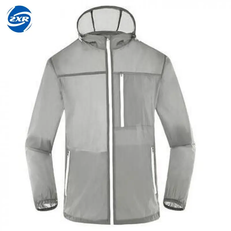 Ultralight Men Sun Protective Cycling Jacket Uv Protection Outdoor