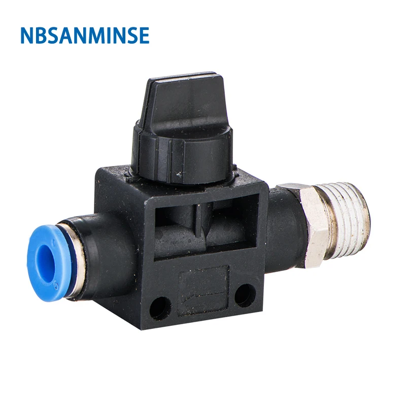 

Free Shipping 10Pcs / Lot HVFS Pneumatic Flow Control Valve Hand Hose To Thread Connector Push In 2Way / 3 Way Fittings Sanmin