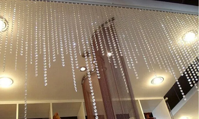 

10M/ LOT, Garland Diamond Strands Glass Crystal Bead Curtain, Wedding Party Decoration, crystal chandelier Parts