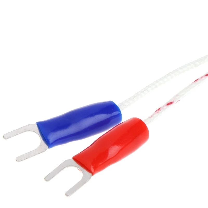 Thread M6 Screw Probe Temperature Sensor Thermocouple K Type Range 0-400 Degree 2m Cable for PID Controller Thermometer