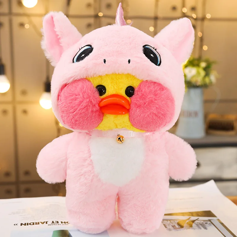 Kawaii LaLafanfan кафе утка плюшевая игрушка милая косплей Тоторо кошка кролик мягкая