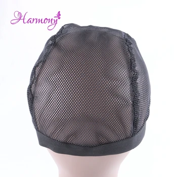 10pcs/lot Black Color Dome Cornrow Wig Caps Easier Sew In Hair Stretchable Weaving Cap Elastic Nylon Mesh Net Wholesale hairnet 4