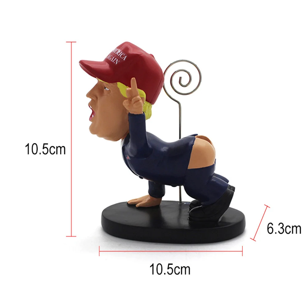 Fancy Gift Desk Decor Birthday Gift Creative President Dump A Trump Statue Pencil Pen Holder Donald Trump Gag Office Organizer