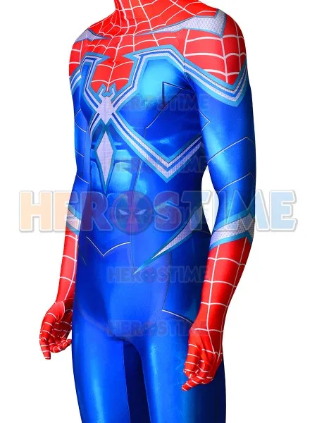 Костюм для косплея Marvel's Spider Man: The Heist PS4 костюм Человека паука с 3D принтом
