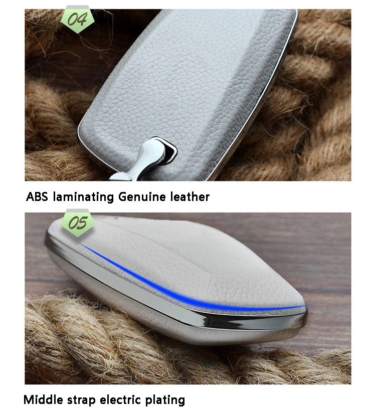 car key case cover shell fob holder for BMW 1 3 5 7 series x3 x4 F30 F10 F20 F18 118i 320i M3 M4 M5 key bag wallet key chain