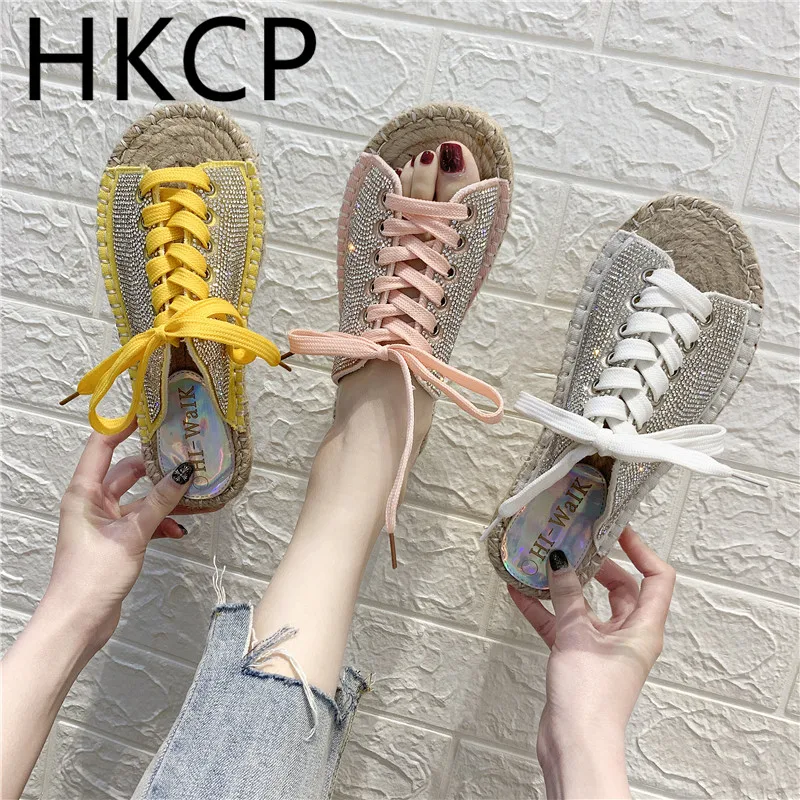 HKCP/Новинка года; сезон весна; парусиновые тканевые сандалии в Корейском стиле; сандалии; C279
