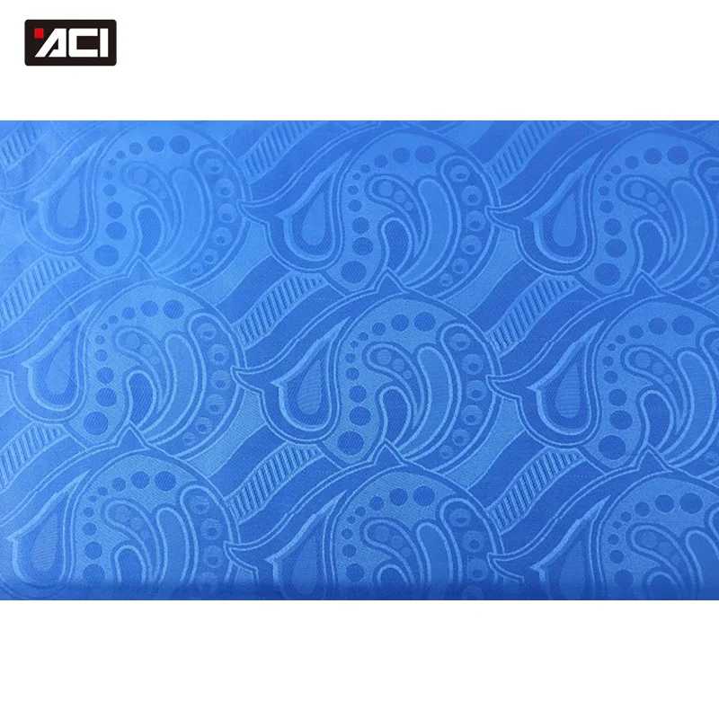 ACI голубой цвет африканский Базен ткань 10 ярдов/шт Getzner Лидер продаж дамасский жаккард в нигерийском стиле парча в Гвинейском стиле