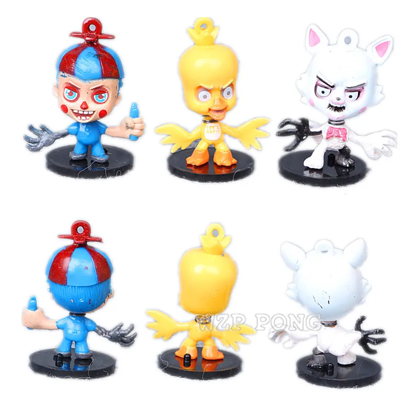 10 шт./лот Five Nights At Freddy's juguets FNAF Bonnie Foxy Freddy Fazbear Bear Night krueger игрушка Мини фигурки