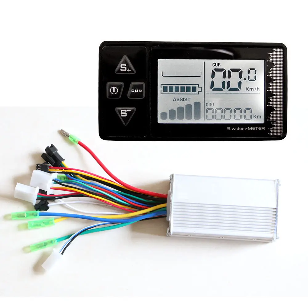 LCD display meter brushless controller for E bike ,E scooter ,Electric