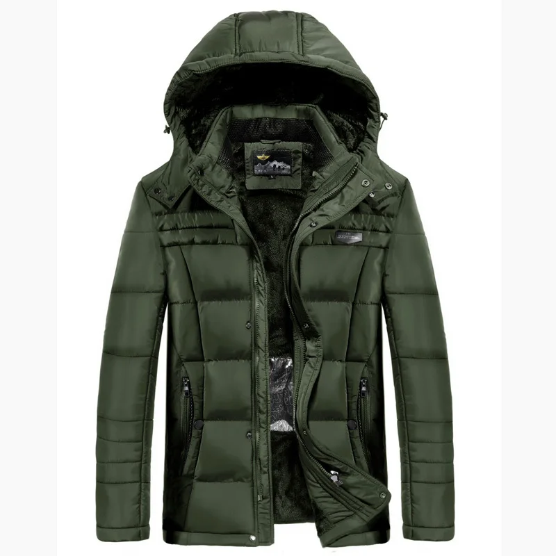 army blue Intelligent 2018 Jeep Chauffage Hiver Green Manteaux Contrôlable 5xl Black Hommes Épais Veste De Protection Parka Température Afs L'obésité Cou Taille lJcTFu3K1