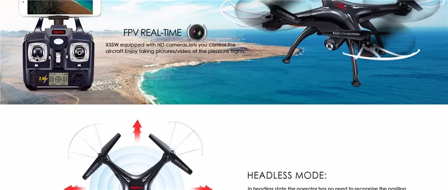 SYMA X5SW Дроны с видом от первого лица с Камера hd 6 осям FPV Quadcopter Дрон с Камера WI-FI видео в режиме реального времени вертолет квадракоптер Дрон