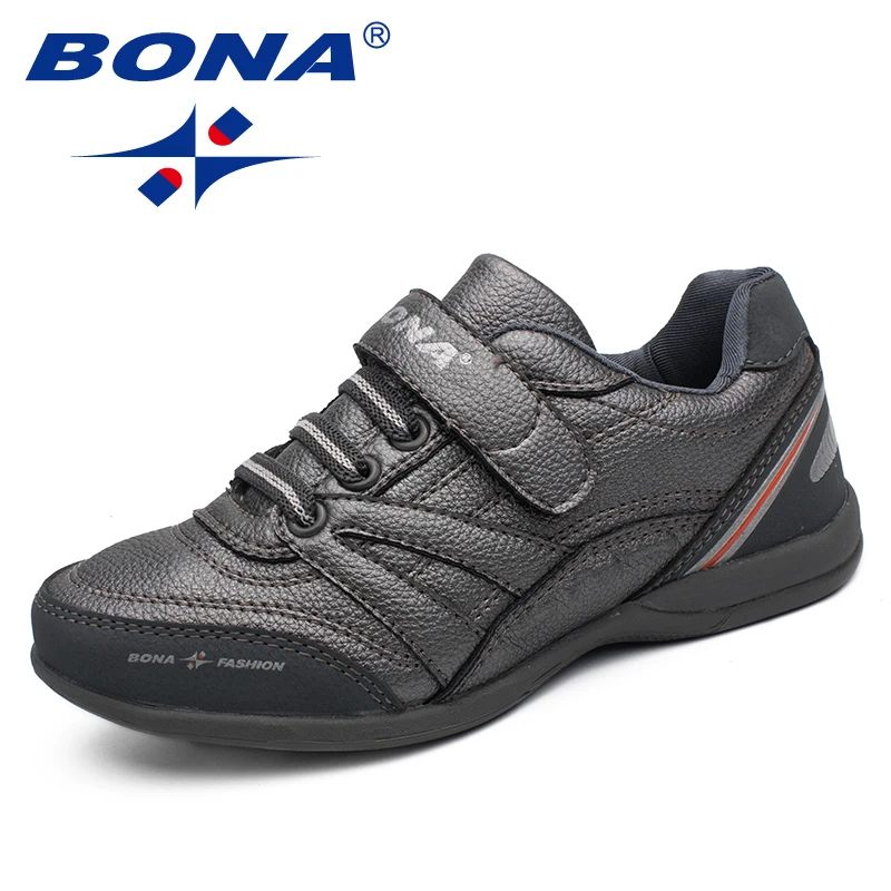 BONA/ классический стиль; детская повседневная обувь на липучке; обувь для мальчиков; Прогулочные кроссовки; удобные кроссовки;