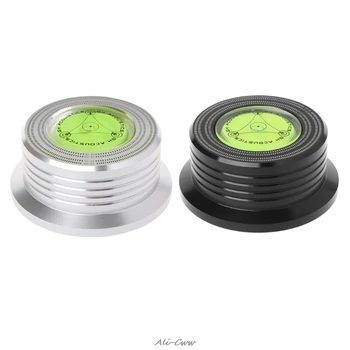 

1Pcs 3in1 Metal Record Clamp LP Disc Stabilizer Turntable For Vinyl Record Turntable Vibration Balanced Black Silver S927