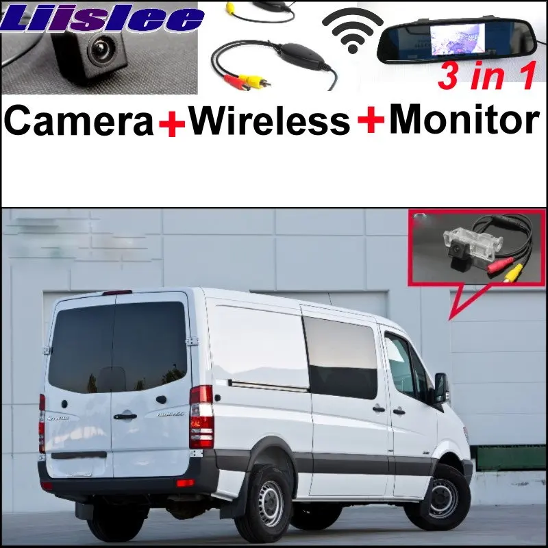 

Liislee 3 in 1 Special Camera + Wireless Receiver + Mirror Monitor Rear View Parking System For Mercedes Benz For Dodge Sprinter
