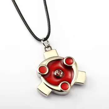 

10/pcs NARUTO Choker Necklace Uchiha Madara Sharingan Pendant Men Women Gift Anime Jewelry Accessories YS11560
