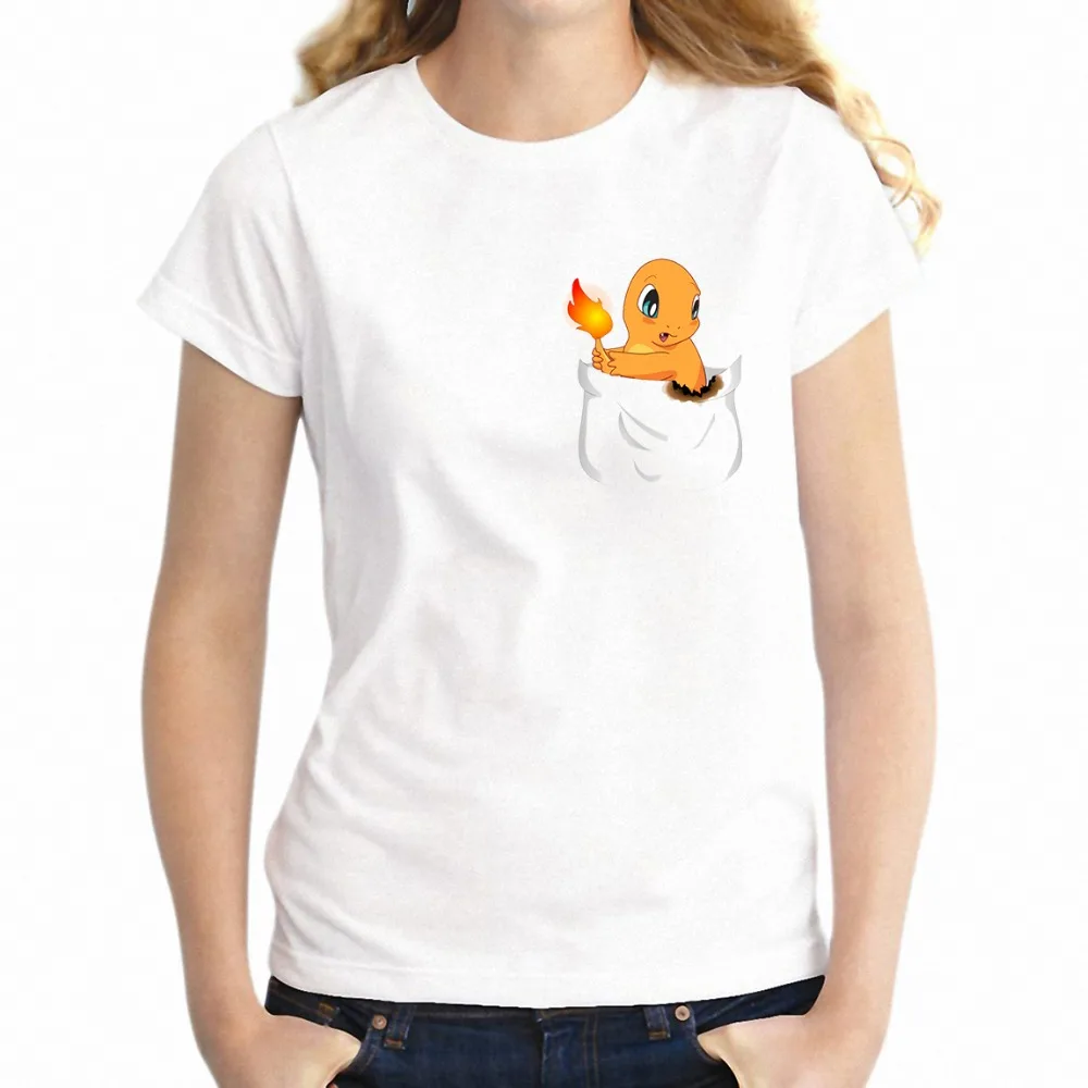 charmander pocket shirt